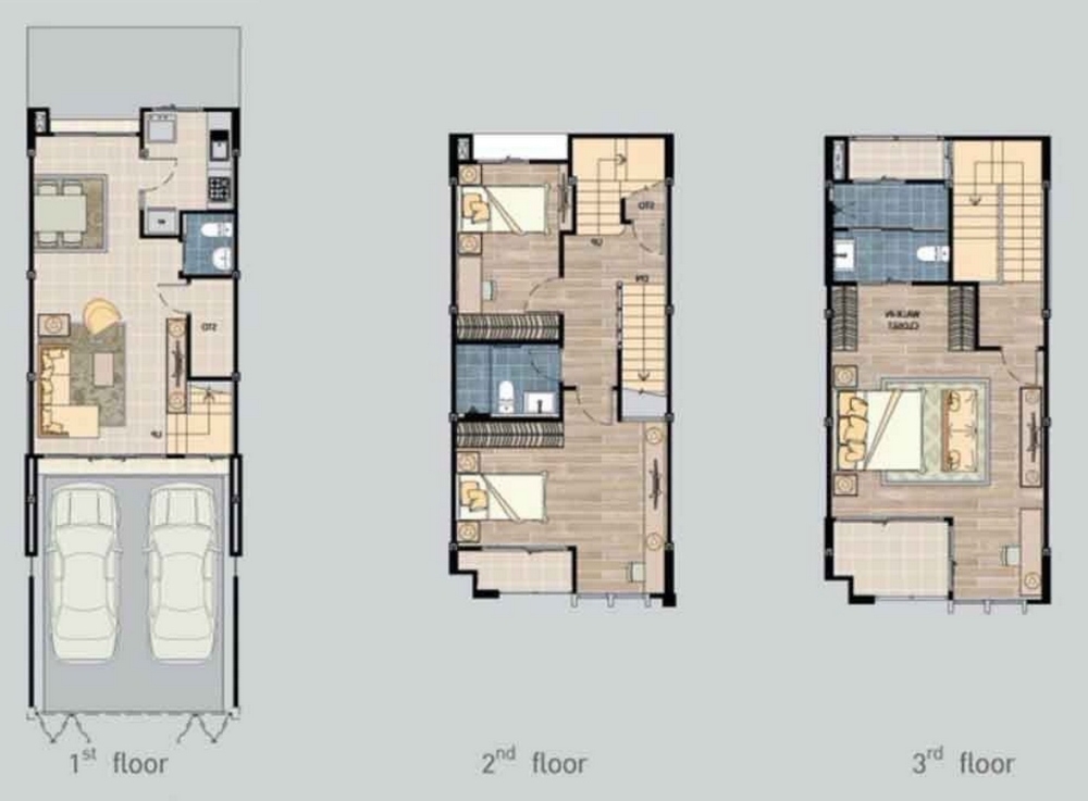 S-HSTT101 ขาย ทาวน์โฮม โครงการบ้านกลางเมือง สาทร-ตากสิน 2 3ชั้น ขนาด 21.3ตร.ว.  พื้นที่ใช้สอย 150ตร.ม. 3นอน 3น้ำ 5.871ล้าน 063-759-1967